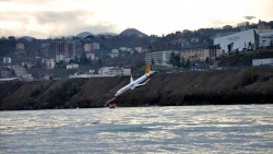 Plane dangles off cliff after skidding off runway in Turkey; it’s a ‘miracle’  ...