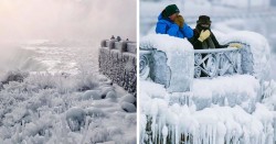 It’s So Cold In USA That Niagara Falls Is Frozen And It Looks Straight From Narnia | Bored Panda