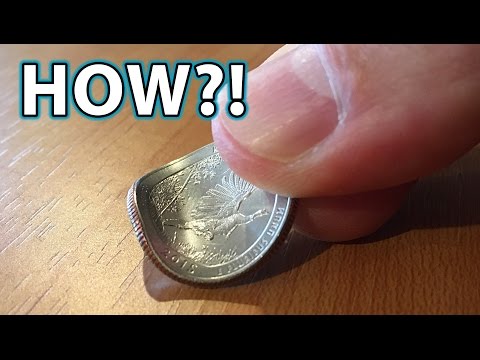 How to BEND a COIN with FINGERS! Magic Trick! – YouTube