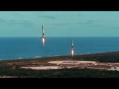 FalconAn amazing testament to SpaceX and Elon Musk that now these launches and incredible landings of reuseable boosters are common and almost mundane. Great video from SpaceX. Heavy & Starman – YouTube