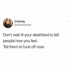 I won’t and I have