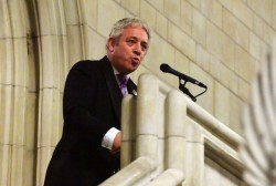 Bercow’s ‘bollocks to Brexit’ sticker disgraces his office | Coffee House