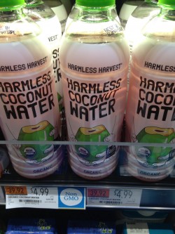 Sounds like something that harmful coconut water would say