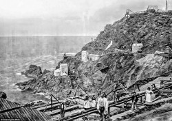 The Crowns section of Botallack Mine, 1860’s.
