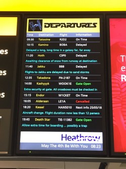 This was NOT photoshopped, way to go Heathrow airport.