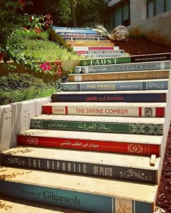 Stairs at Balamand University, Lebanon