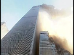 Newly restored HD 60FPS footage shortly after the collapse of the South Tower of the World Trade ...