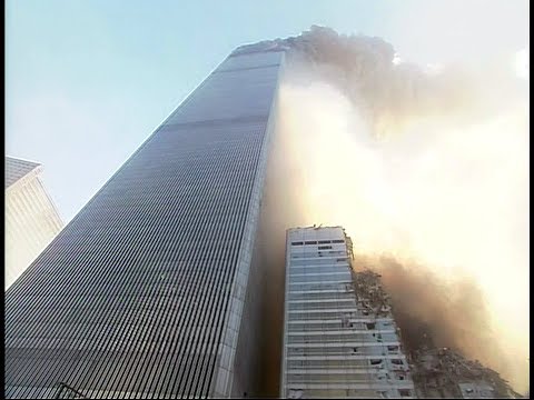 Newly restored HD 60FPS footage shortly after the collapse of the South Tower of the World Trade Centre on 9/11.
