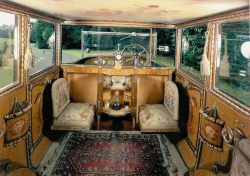 Inside a 1926 Rolls Royce