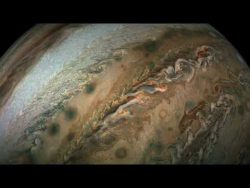 Latest NASA Juno Spacecraft Jupiter Flyby