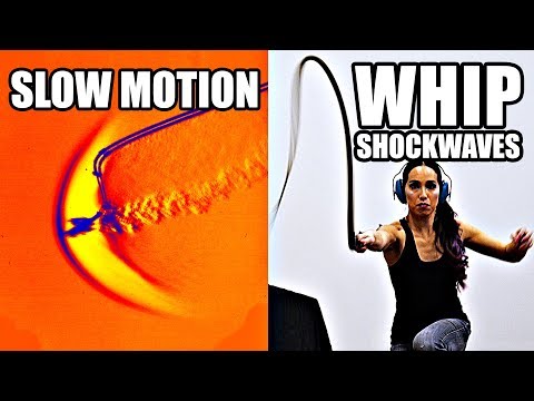 How does a whip break the sound barrier?