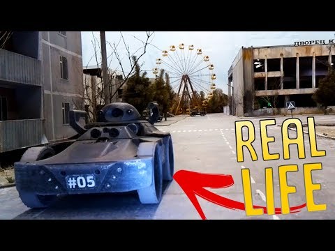 This video game allows you to drive an RC car on a scaled map in the real world. There’s no CGI graphics. It’s all real.