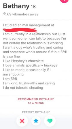 Stay classy Bethany
