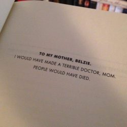 Best book dedication ever