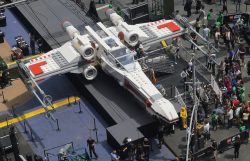 Life sized X-wing made from over 5 million LEGO bricks