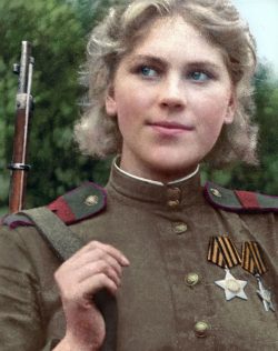 Roza Shanina- WW2 Soviet Sniper with 59 confirmed kills before being killed at age 20
