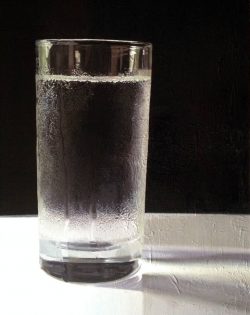 Glass of Water, Emma May Riley, Oil on canvas, 2013