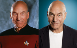 Patrick Stewart in 1990 and 2019

He’s found the fountain of youth