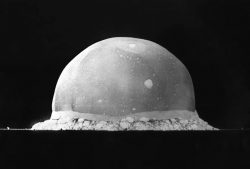 0.016 of a second after the first detonation of a nuclear device, the “Trinity” test ...