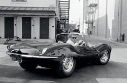 The coolest man in the world with the coolest car – Steve McQueen and his Jaguar XKSS