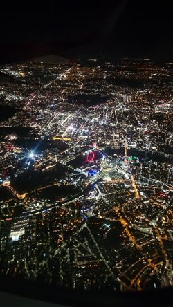 London at night