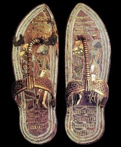 Egyptian pharaoh Tutankhamen’s 3,300 year old sandals