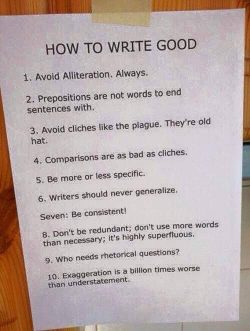 Ho to write good