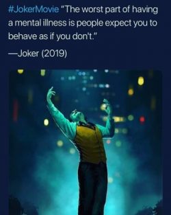 The worst part of having a mental illness is people expect you to behave as if you don’t