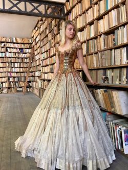 Amazing “book” dress
