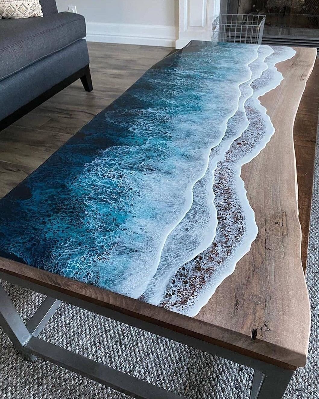 Amazing ocean coffee table