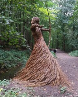 Wicker sculpture