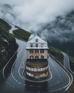 Abandoned Belvedere Hotel in Switzerland