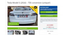 Due To Tesla’s Salvage Policy, Model S Receives VW Diesel Engine