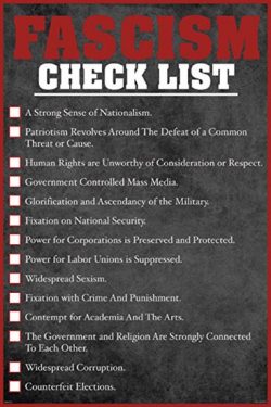 Fascism checklist, the UK has ticked many of those boxes