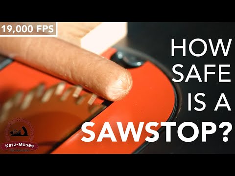 How Safe is a Sawstop Saw? – Never Before Seen 19,000 FPS HD Slow-Mo Video