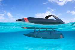 Swordfish tender will be able to travel above or below the waves