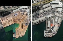 Port of Beirut before and after