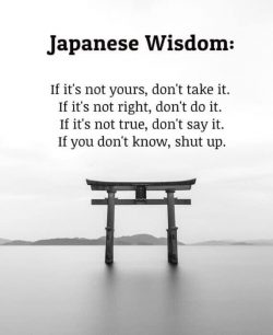 Japanese Wisdom