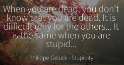 Dunning Kurger, stupid
