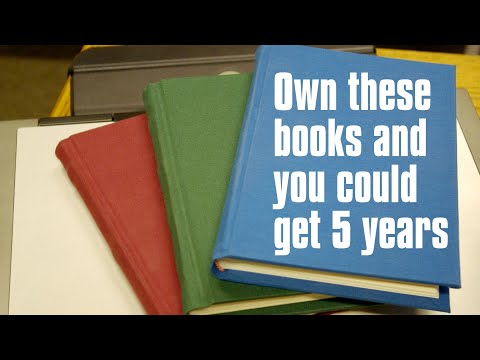 Man gets 5 years for having 3 lawful books and THE WRONG VIEWS – YouTube