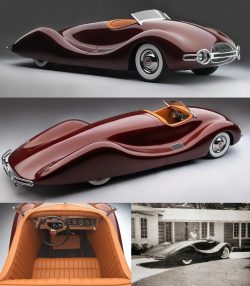 1948 Timbs Buick Streamliner — Designed by mechanical engineer, Norman E. Timbs, it was mostly a ...