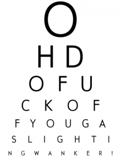 Tory eye test