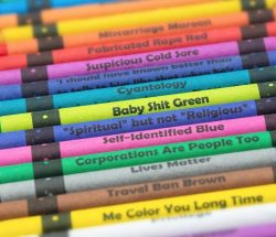 Insult crayons