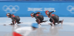 Chinese athlete being a shithead
