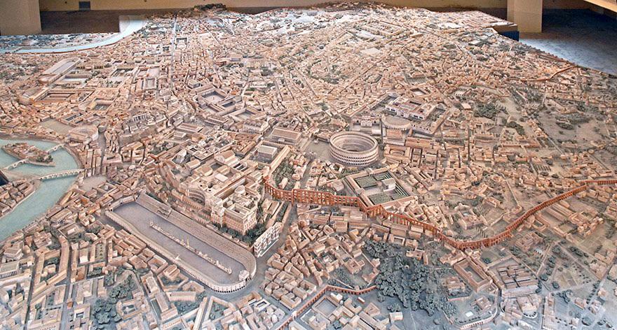 36 years was taken to make this accurate model of ancient Rome. It now sits in the Museum of Rom ...