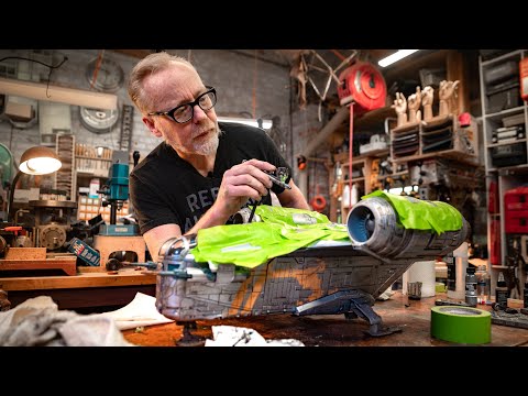 Adam Savage’s One Day Builds: Painting The HasLab Razor Crest! – YouTube