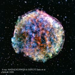 A star exploding