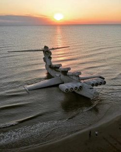 This is the only completed Lun-class Ekranoplan, in service with the USSR from 1987-late 1990s.  ...