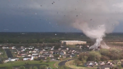 This footage of a tornado ripping through Kansas is insane