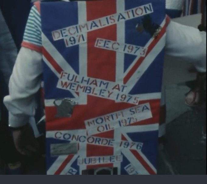 Wow look at that – a five year old in Fulham in 1977 celebrating the Jubilee. And their co ...